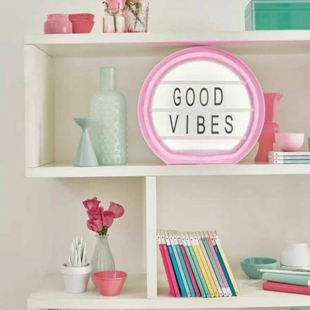 Customisable Lightbox Message Board By Bunting & Barrow