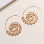 Boho Spiral Vintage Earrings, thumbnail 6 of 6