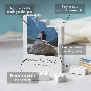 Personalised Christmas Memory Block For Family, 4 of 10