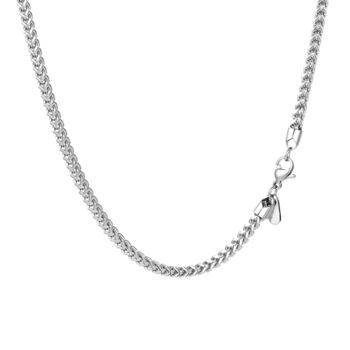 4mm Franco Chain, Steel Necklace For Men / Women, 10 of 10