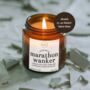 Marathon Wanker Candle, Marathon Runner Gifts, thumbnail 2 of 12
