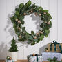 Winter Botanicals Eucalyptus Sparkle Wreath, thumbnail 1 of 6