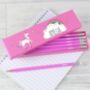 Personalised Unicorn Pencils In A Giftbox, thumbnail 3 of 3