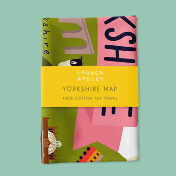 Yorkshire Map Tea Towel, 3 of 3