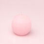 G Decor Georgia Light Pink Ombre Sphere Ball Candles, thumbnail 4 of 9