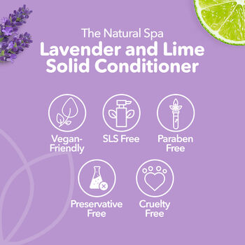 Lavender Lime Conditioner Bar For All Hair Types, 4 of 10