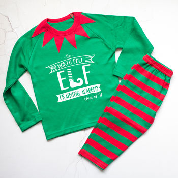 Elf Training Academy Christmas Pyjamas, 2 of 3