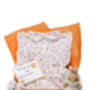 English Rose Girls Cotton Nightie Bunny Teddy Gift Box, thumbnail 1 of 6
