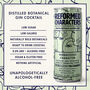 Herbaceous Character Alcohol Free Gin Cocktail 12 Cans, thumbnail 3 of 4