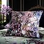 Orchid Garden Floral Cushion With Bees Butterflys And Variations Of Wild Orchids, thumbnail 1 of 4