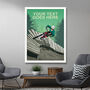 Personalised Mountain Bike Park Trail Poster, thumbnail 3 of 7