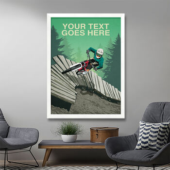 Personalised Mountain Bike Park Trail Poster, 3 of 7