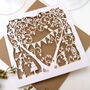 Garden Party Wedding Card, thumbnail 2 of 9