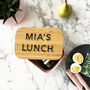Personalised Bamboo Shadow Font Lunch Box, thumbnail 7 of 8
