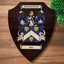 Wooden Shield With Full Colour Coat Of Arms, thumbnail 6 of 8