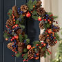 Winter Forest Fruits Door Wreath, thumbnail 1 of 6