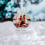 Couples 1st Christmas Together Tree Ornament, thumbnail 5 of 8