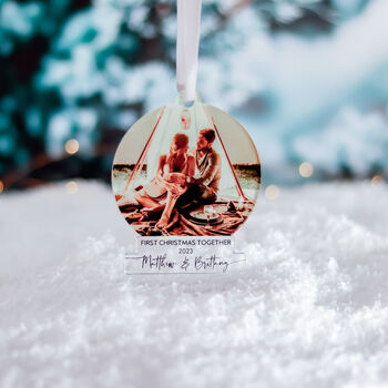 Couples 1st Christmas Together Tree Ornament, 5 of 8