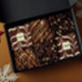 Luxury Festive Brownie Gift Box Six Piece, thumbnail 1 of 9