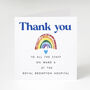 Hospital Ward Personalised Thank You Card, thumbnail 2 of 2