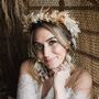 Athena Dried Flower Crown Wedding Headband, thumbnail 3 of 4