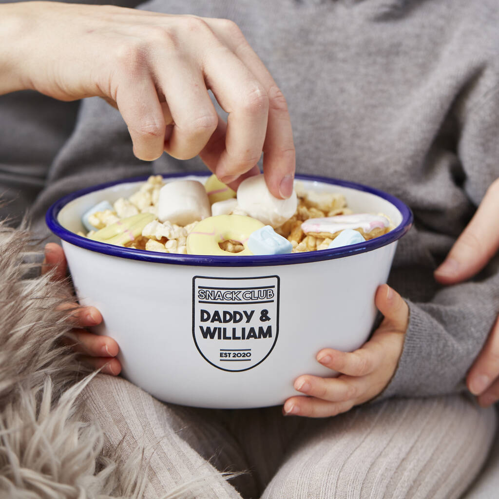 Personalised Snack Club Bowl, 1 of 7