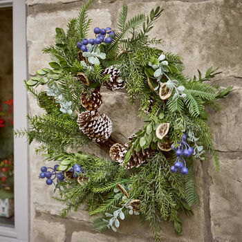 Giant Autumn Citrus Berry Wreath, 3 of 6