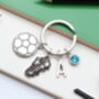 Football Personalised Keyring Football Fan Gift, thumbnail 3 of 9
