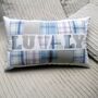 Memory Pillow, Keepsake Gift, Custom Made From Adult Clothes. Dads Shirts, Personalised Cushion, Decorative Patchwork Pillow, thumbnail 5 of 12