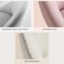 Office Chair Swivel Foam Padding Cotton Linen Fabric, thumbnail 6 of 7