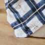 Personalised Dogs Checked Fleece Blanket, thumbnail 3 of 4