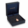 Little 18 K Rose Gold Plate Oval Clear Crystal Locket, thumbnail 2 of 9