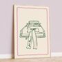 Just Married Personalised Wedding Gift Print, thumbnail 1 of 4