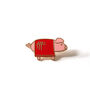 Pig In A Blanket Enamel Pin, thumbnail 6 of 12