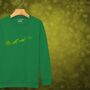 Dinosaur Sleigh Kids Sweatshirt Christmas Jumper, thumbnail 8 of 11