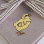 Embroidered Little Chick Cocktail Napkins, thumbnail 5 of 8