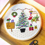 Christmas Scene Embroidery Kit, thumbnail 3 of 5