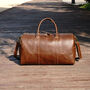 Genuine Leather Holdall, thumbnail 2 of 12