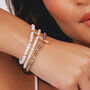 Moonstone And Silver Beads Healing Crystals Bracelet Gift, thumbnail 4 of 6