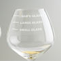 Personalised Drinks Measure Goblet Glass, thumbnail 2 of 4