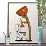 Toilet Plunger, Funny Bathroom Poster, thumbnail 1 of 7