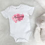 I Love You Mummy Mothers Day Babygrow In Hearts, thumbnail 1 of 2