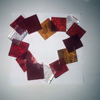 Fused Glass Heart Decoration Kit, 3 of 5