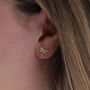 Gift Bag 'Happiness' Dragonfly Earrings, thumbnail 2 of 3
