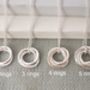 Interlinked Rings Necklace, thumbnail 2 of 11