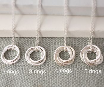 Interlinked Rings Necklace, 2 of 11