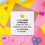 'Truly Great Colleague' Thank You Card, thumbnail 2 of 2