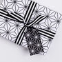 Luxury Lined Stars, Christmas Wrapping Paper, thumbnail 2 of 5