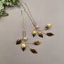 Wedding Hair Accessories Gold Set Of Two, thumbnail 10 of 12