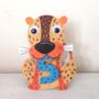 5th Birthday 3D Card Cheetah Wobbly Eyes, thumbnail 2 of 3